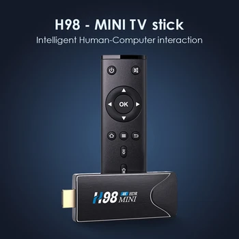 H98 Mini TV Stick 2 ГБ + 8 ГБ Android TV Stick Dongle H313 TV Box 4K HDR Сетевой плеер Портативная телеприставка
