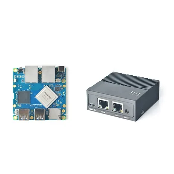 Мини-маршрутизатор NanoPi R4SE 4 ГБ Оперативной ПАМЯТИ 32 ГБ USB-порта eMMC Rockchip RK3399 с Металлическим Корпусом