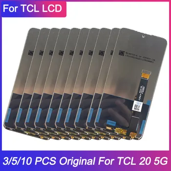 3/5/10 шт./лот Оригинал Для TCL 20 5G ЖК-дисплей С Сенсорной панелью и Цифровым Преобразователем Экрана В Сборе Для TCL20 5G T781 T781K T781H LCD