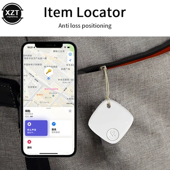Для Tuya Mini Smart Tag Bluetooth Беспроводной Трекер Ключ Кошелек Багажная Сумка Pet Finder Двусторонняя Защита От Потери Сигнала Тревоги Запись Местоположения GPS