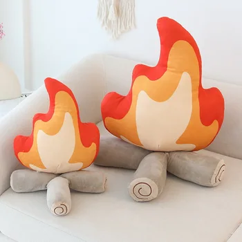 Новая огненная подушка подушка для костра плюшевая игрушка мультфильм милый огненный плюшевая кукла подушка дети