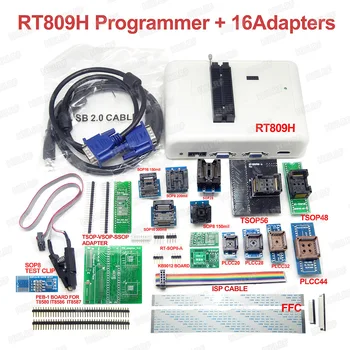 Универсальный RT809H флэш-программатор EMMC-Nand + 16 адаптеров