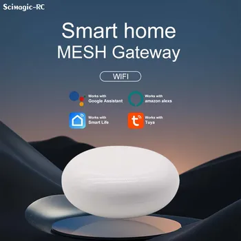 Новый беспроводной концентратор Tuya BLE MESH Gateway Bridge для устройств MESH через Smart Life Автоматизация умного дома Работает с Alexa Google Home