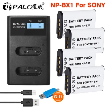 PALO NP-BX1 NPBX1 NP BX1 Аккумулятор Для Sony FDR-X3000R RX100 RX100 M7 M6 AS300 HX400 HX60 WX350 AS300V HDR-AS300R FDR-X3000