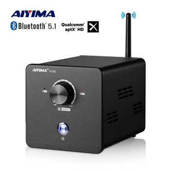 AIYIMA A200 TPA3255 Усилитель Мощности 200Wx2 APTX HD Bluetooth 5,1 Hi-Fi Стерео USB Усилитель Аудио NE5532 Операционный Усилитель Домашний Amplificador
