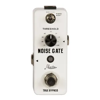 LEF-319 Noise Gate Killer Педаль Гитарных эффектов Процессоры Hard Soft 2 Режима для педалей эффектов электрогитары серии Analog