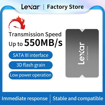 Lexar SSD sata 2.5 NS100 Drive HDD Жесткий Диск 128 ГБ 256 ГБ 512 ГБ 1 ТБ HD SATA III Диск Внутренний Жесткий Диск для Портативного Компьютера