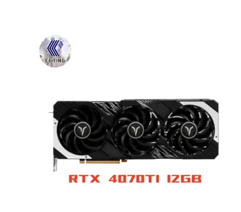 Видеокарта YESTON RTX 4070 Ti 12G D6X HA Deluxe RTX 4070 Ti 12GB 192-битный GDDR6X 16Pin 4-нм Игровой графический процессор placa de vídeo