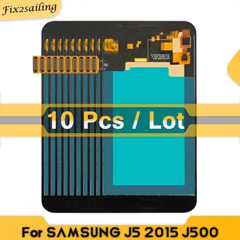 10 шт. Копия OLED ЖК-дисплея Для Samsung Galaxy J5 2015 J500 J500F J500FN J500M J500H Протестирована Замена Сенсорного Экрана В сборе