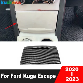 Для Ford Kuga Escape 2020 2021 2022 2023 Карбоновая Панель Прикуривателя Автомобиля, Отделка Панели, Молдинги Для Интерьера, Аксессуары