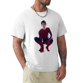 футболка Тома Холланда, футболки на заказ, создайте свои собственные футболки, черные футболки, футболки с графическим рисунком, спортивные рубашки, мужские