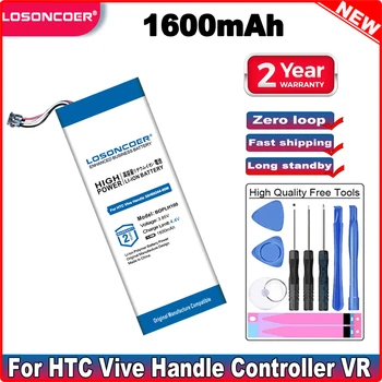 LOSONCOER 1600mAh BOPLH100 35H00244-00M VR Head Стеклянная Батарея Виртуальной Реальности Для HTC Vive Handle Controller VR Battery
