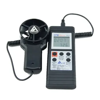 AZ8901 Ручной Температурный Анемометр, Цифровой измеритель скорости воздуха, измеритель скорости ветра, вентилятор, измеритель расхода воздуха