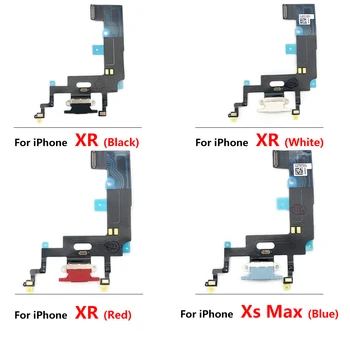 10 шт./лот, Для Iphone XS Max Новый Оригинальный Разъем USB-платы Для зарядки Док-порт Гибкий Кабель Для Iphone XR 12 Pro Max