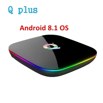 VHXSIN 10 шт./ЛОТ Q PLUS TV Box Android 9,0 Смарт-приставка H6 4 ГБ 32 ГБ 64 ГБ USB3.0 H.265 4K