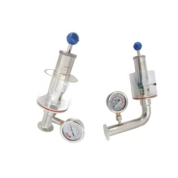 Топливовоздушный Гидравлический санитарный вакуумный клапан для сброса давления пара регулируемого типа для пивных баков