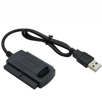 Кабель-адаптер USB 2.0 к IDE SATA кабель-адаптер SATA 2,5 3,5 дюймов жесткий диск подходит для ПК ноутбук конвертер адаптер
