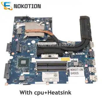 NOKOTION VILG1 G2 LA-9901P Для Lenovo IdeaPad G400S Материнская плата ноутбука 720M GPU HM70 С радиатором + процессор Подходит для LA-9902P