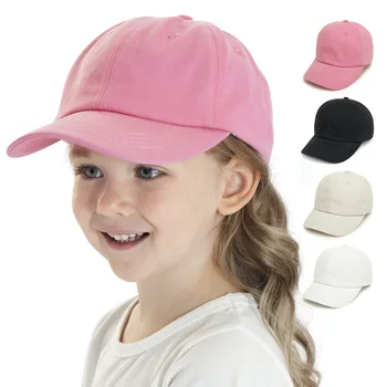 Модная детская кепка для защиты от солнца, Детская шляпа для мальчиков, Регулируемая Дорожная Детская Бейсболка, Детская Шляпа для девочек, Аксессуары 8 м-5 лет