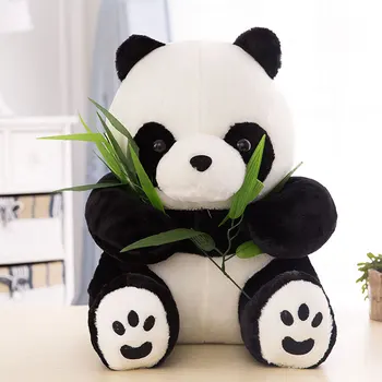 Милый ребенок, Большая Гигантская панда, Плюшевые игрушки, Мягкая кукла-чучело, подушка, Мультяшный декор для домашней кровати, подарок