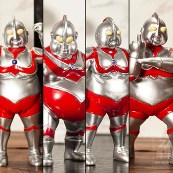 2023 Новые коллекции Ultraman Fat Man Anime Peripheral Gk Obesity Kawaii из ПВХ, милые Подарки на День рождения для детей, украшающие модель Детской игрушки