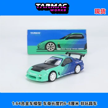 Tarmac Works TW 1: 64 Mazda RX-7 FD3S Falken Коллекция игрушек для украшения автомобилей из литого под давлением сплава
