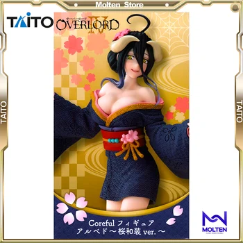 Оригинальное кимоно TAITO Overlord IV Albedo Sakura ver. Фигурка из АНИМЕ-экшена из ПВХ, полная модель (в наличии)