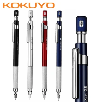 1шт Японский Металлический Механический карандаш Kokuyo WSG-PS305 с Низким Центром тяжести и Защитой от поломки Сердечника Студенческий карандаш для рисования Эскизов 0.5