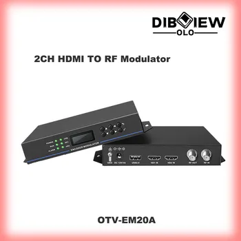 Mini H264 с HD-радиочастотной Модуляцией ATSC DVB-C RF Цифровой Модулятор CATV-Кодера