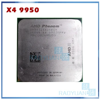 Четырехъядерный настольный процессор AMD Phenom X4 9950 с частотой 2,6 ГГц HD995ZXAJ4BGH с разъемом AM2 +/940pin