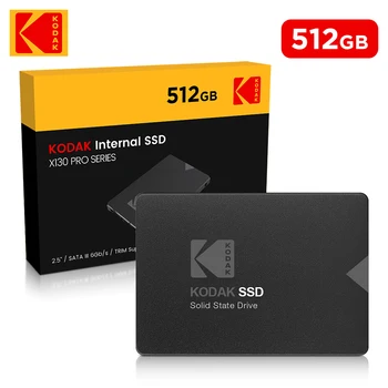 Внутренний твердотельный накопитель KODAK SSD SATA3 X130pro Оригинал 256 ГБ 128 ГБ 512 ГБ 2,5-дюймовый внутренний твердотельный накопитель SATA III