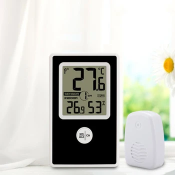 Умный Измеритель Влажности Температуры в помещении на открытом воздухе, Термометр-Гигрометр, Датчик Домашнего Офиса, Монитор для Детской Комнаты