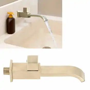 Водопроводный кран для ванной комнаты с наружной резьбой 1/2 дюйма, медный настенный кран для балкона, кухонный Водосберегающий кран