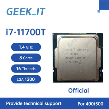 Core i7-11700T SRKNT 1,4 ГГц 8-ядерный 16-потоковый процессор 16 МБ 35 Вт LGA1200