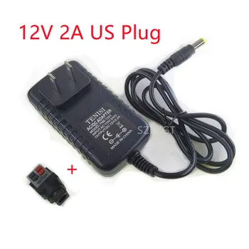 TN 12V 24W EU US Plug Driver Adapter AC110V 220V to DC12V 2A 5,5*2,1 мм Светодиодный Источник Питания Для светодиодных Лент Трансформаторный Адаптер