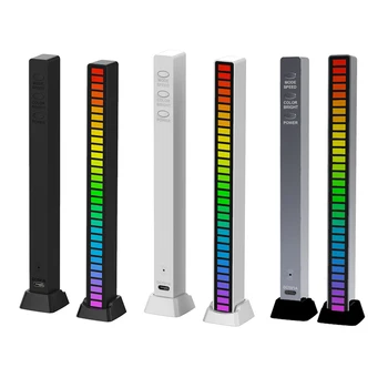 USB / Аккумуляторная Батарея APP Control RGB Colorful Tube 32 LED Голосовая Ритмическая лента Light Music Atmosphere Ambient Lamp