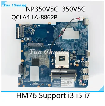 BA59-03539A BA59-03539B QCLA4 LA-8862P для samsung NP350V5C NP350 Материнская плата ноутбука HM76 HD GMA графика DDR3