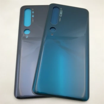 Для Xiaomi Mi Note 10 Pro, крышка батарейного отсека, задняя стеклянная дверца, запасные части для Xiaomi Mi Note 10, Mi CC9 Pro, задняя крышка батарейного отсека
