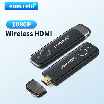Lemorele 1080P HDMI Беспроводной передатчик приемник дисплей удлинитель ключа AV адаптер для ноутбука ТВ проектор монитор