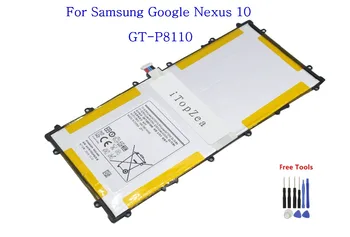 iTopZea 1x9000 мАч Сменный Аккумулятор SP3496A8H Для Samsung Google Nexus 10 GT-P8110 P8110 HA32ARB Аккумулятор для Планшета + Комплект Ручек