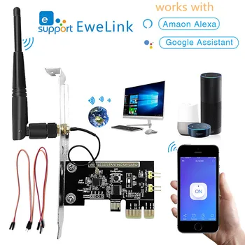 Ewelink Wireless WiFi Smart Switch Плата Контроллера Удаленного Источника Питания Компьютера Ewelink Wireless WiFi Smart Switch Для Включения/Выключения Компьютера для Amazon echo Ifttt