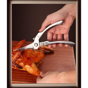 Многофункциональный Кухонный нож для резки куриных костей из нержавеющей стали, Ножницы для резки мяса Утки, рыбы, Ножницы шеф-повара