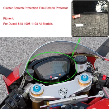 MTCLUB Для Ducati 848 1098 1198 Все Модели Мотоциклов Приборная Панель Спидометра Защитная Пленка От Царапин Протектор Экрана